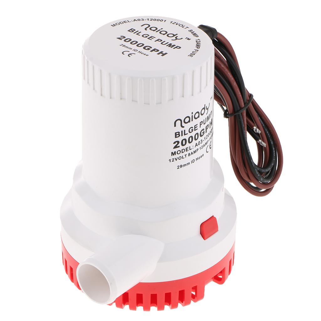 Fishing Boat Bilge Pump - Dalgıç Sintine Pompası 12V 2000GPH Hafif