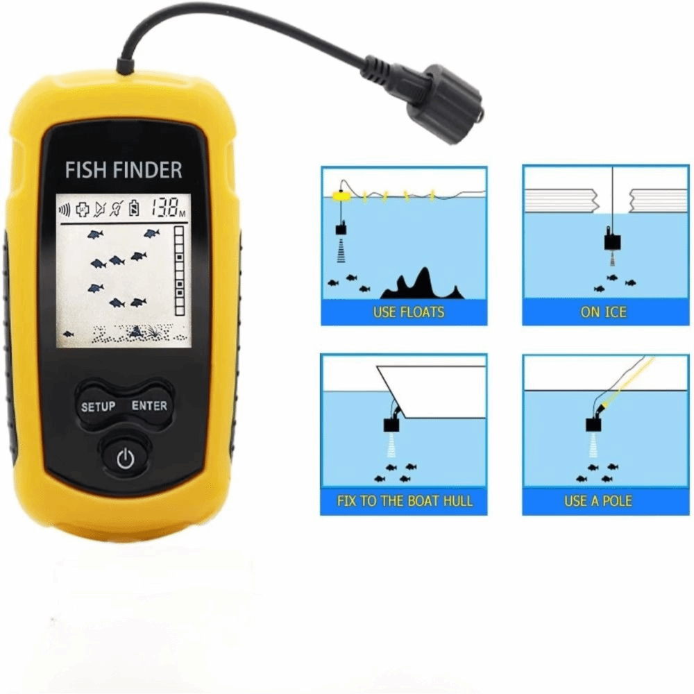 El Tipi Taşınabilir Balık Bulu - Fishing Boat Depth Finder incelemesi ve fiyatı