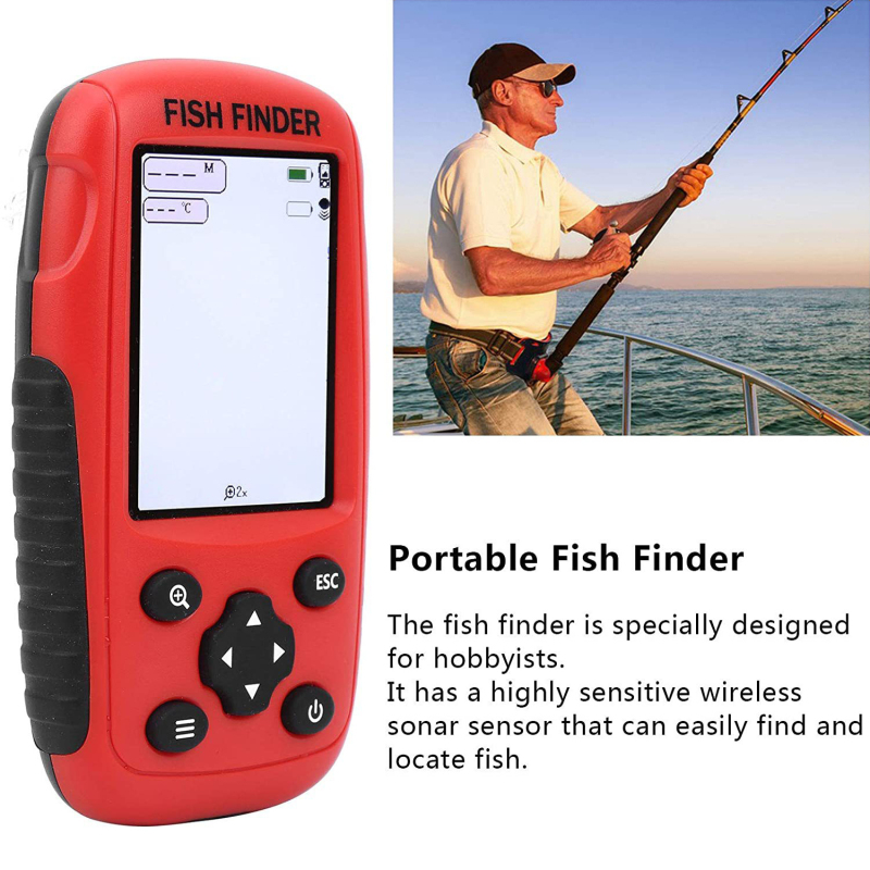 Balık bulucu kablosuz kablosuz - Fishing Boat Depth Finder incelemesi ve fiyatı