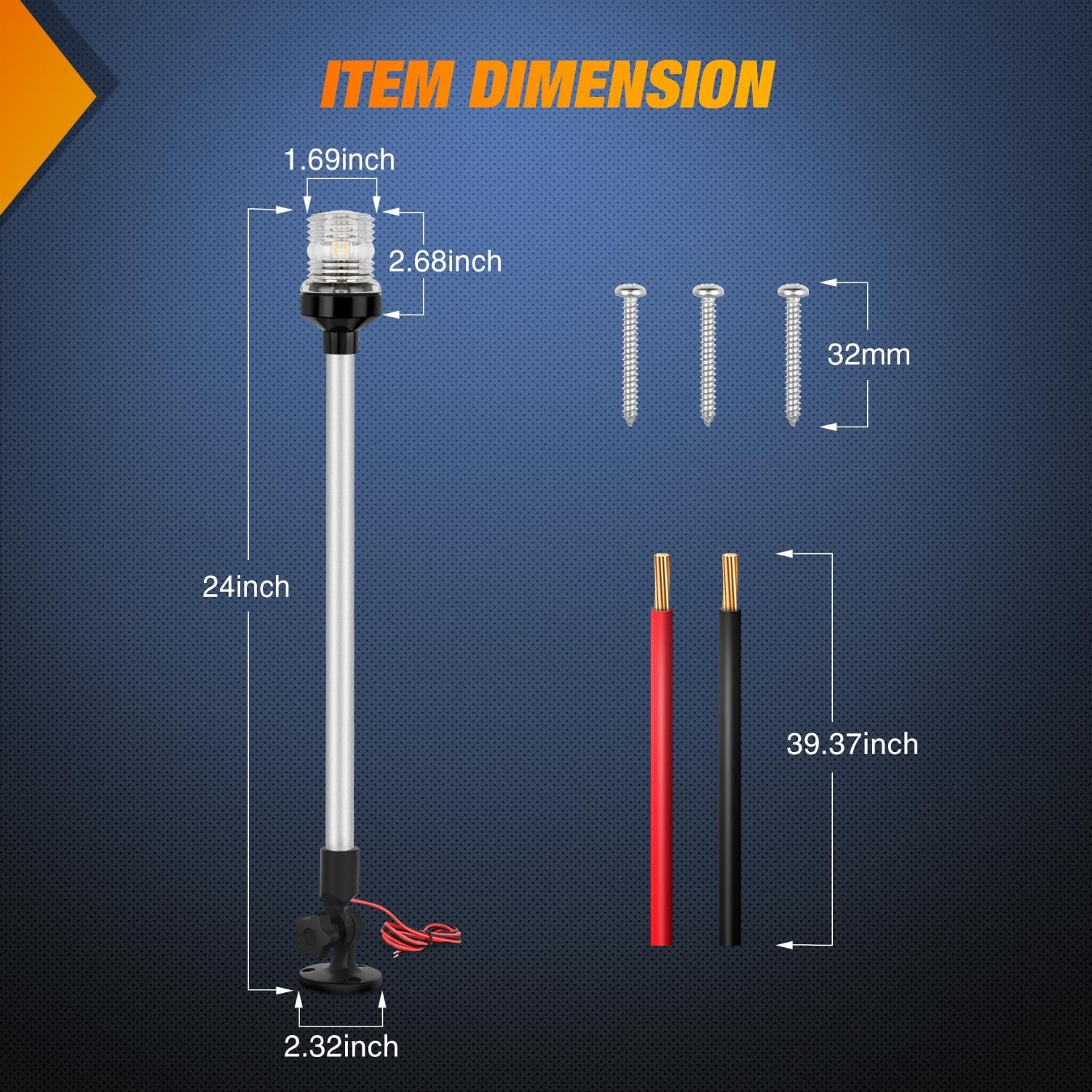 Nilight Deniz Teknesi Kıç Lamb - Fishing Boat Navigation Light incelemesi ve fiyatı