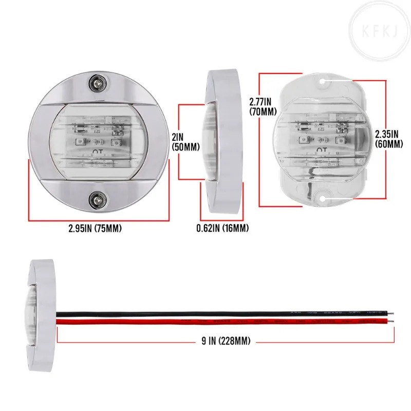 Yat Balıkçı Gemisi için 12V/24 - Fishing Boat Navigation Light incelemesi ve fiyatı